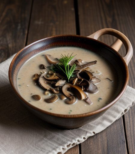 Wild Mushroom Soup (Kisler recipe image
