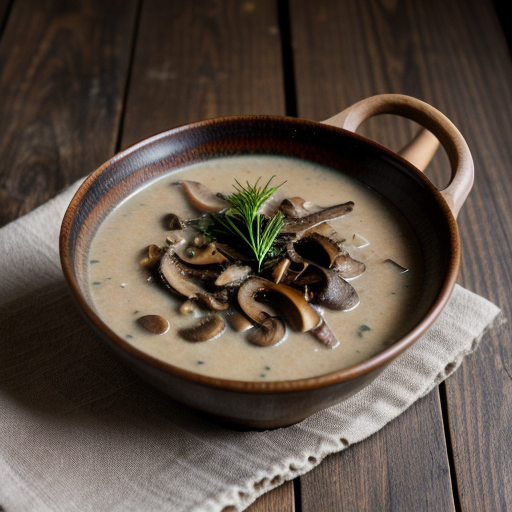 Wild Mushroom Soup (Kisler recipe image