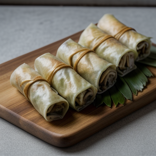 Wild Mushroom Spring Rolls recipe image