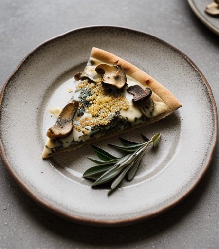 Wild Mushroom and Sage Pizza recipe image