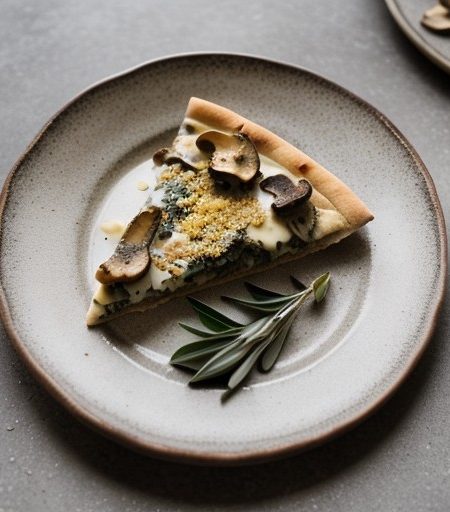 Wild Mushroom and Sage Pizza recipe image