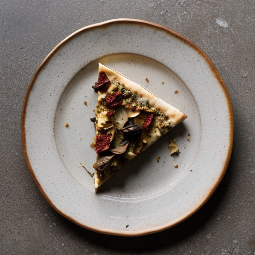 Wild Mushroom/Olive/Sun-Dried Tomato Pizza recipe image