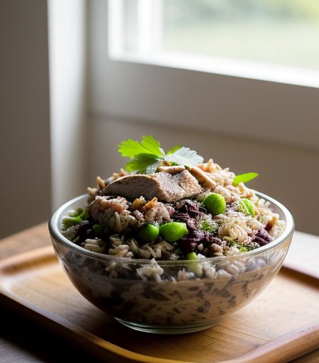 Wild Pecan Rice Salad With Chicken recipe image