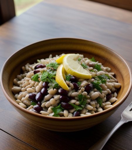 Wild Rice Bean Salad recipe image