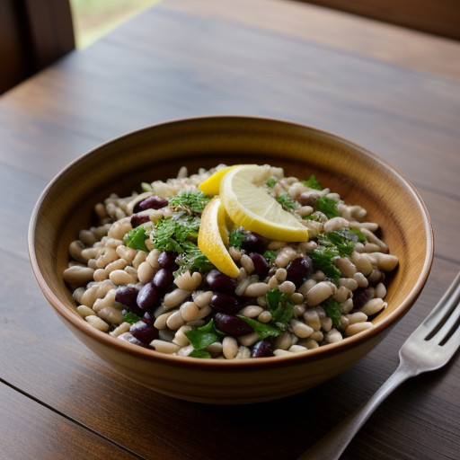 Wild Rice Bean Salad recipe image