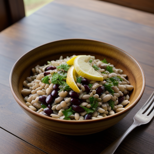 Wild Rice Bean Salad recipe image