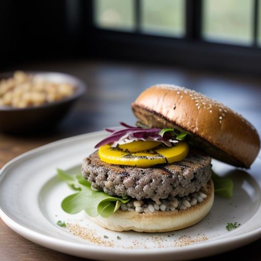Wild-Rice Burger recipe image