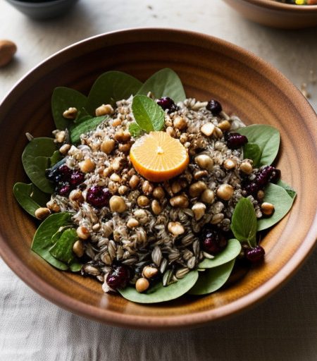 Wild Rice & Hazelnut Salad recipe image