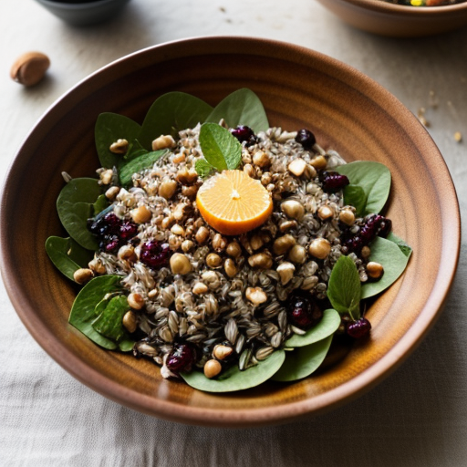 Wild Rice & Hazelnut Salad recipe image