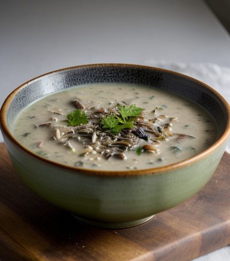 Wild Rice & Mushroom Soup recipe image