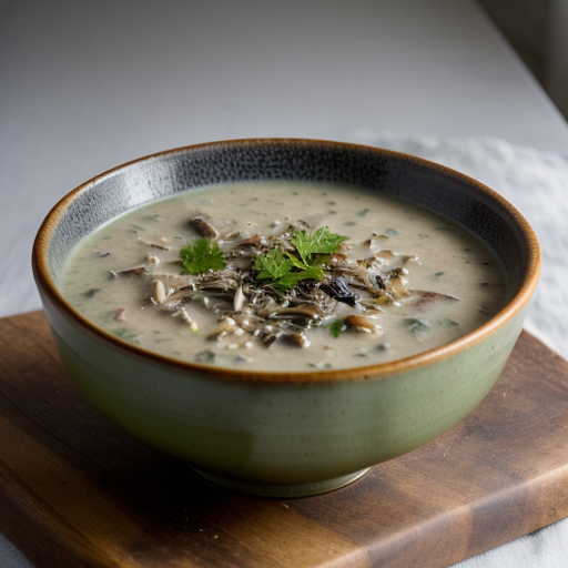 Wild Rice & Mushroom Soup recipe image