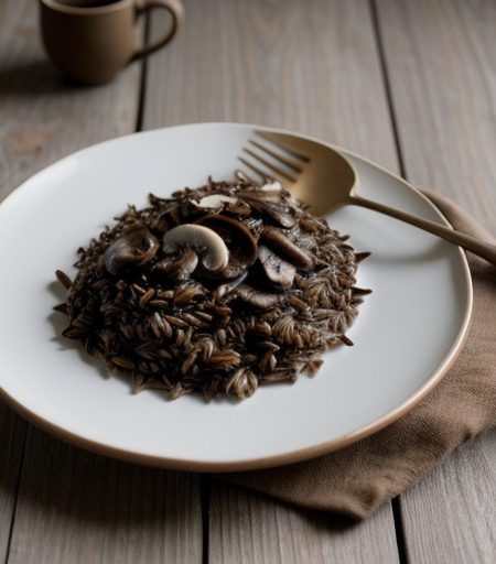 Wild Rice & Mushrooms recipe image
