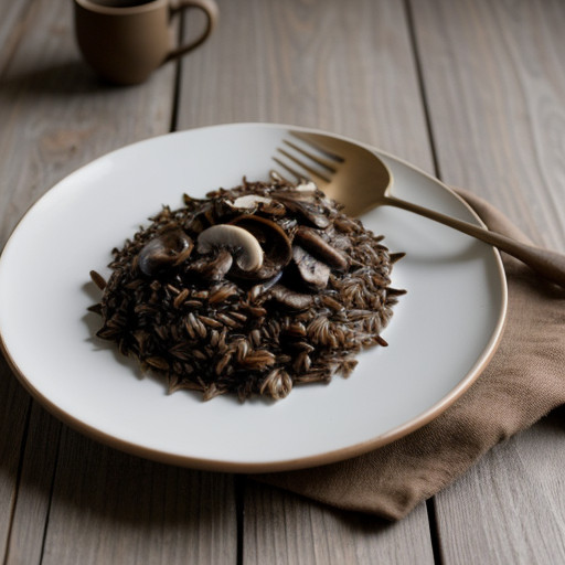 Wild Rice & Mushrooms recipe image