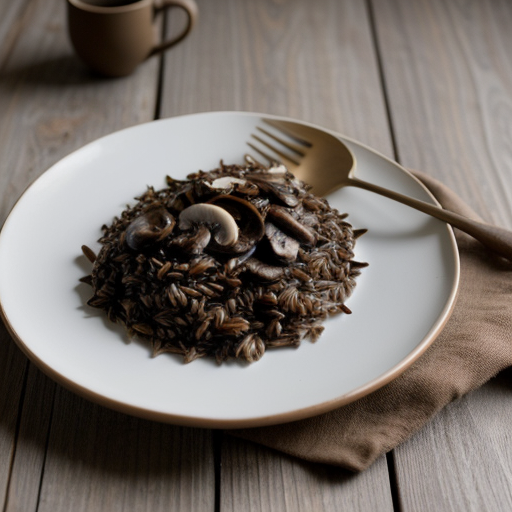 Wild Rice & Mushrooms recipe image
