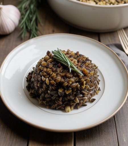 Wild Rice-Pine Nut Stuffing recipe image