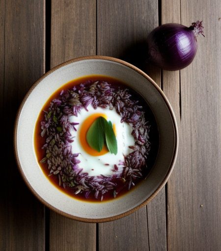 Wild Rice & Red Onion Soup recipe image