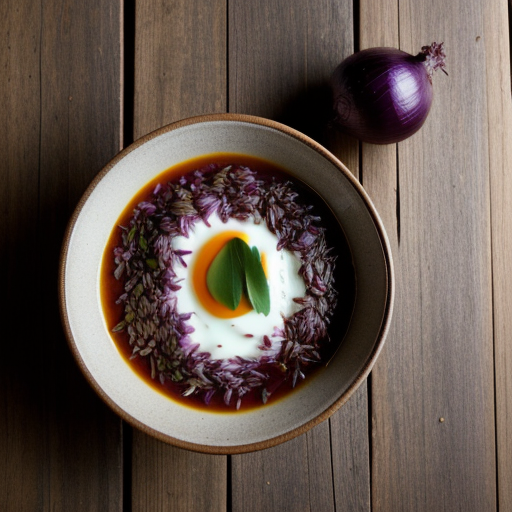 Wild Rice & Red Onion Soup recipe image