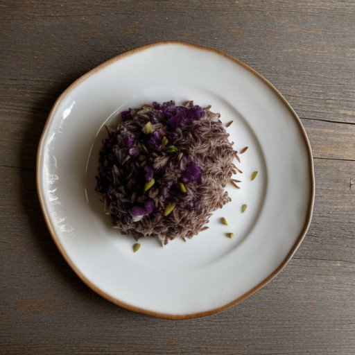 Wild Rice With Amethyst Onions recipe image