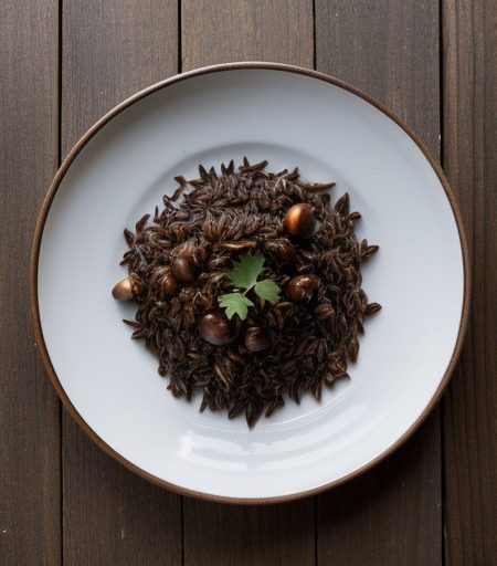 Wild Rice With Chestnuts recipe image
