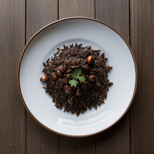 Wild Rice With Chestnuts recipe image