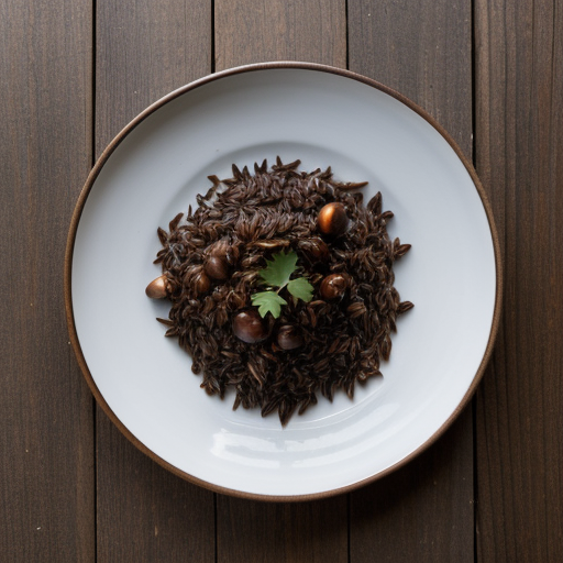 Wild Rice With Chestnuts recipe image