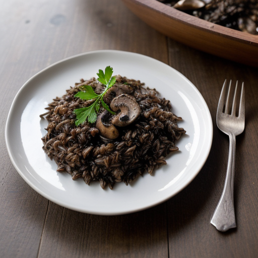 Wild Rice With Mushrooms (Canadian recipe image