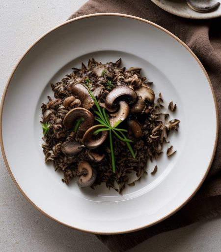 Wild Rice With Mushrooms recipe image