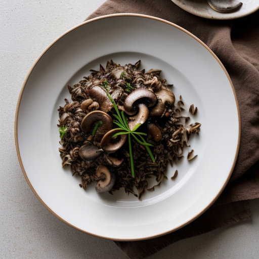 Wild Rice With Mushrooms recipe image