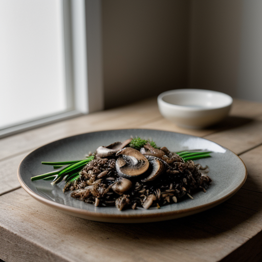 Wild Rice With Mushrooms recipe image
