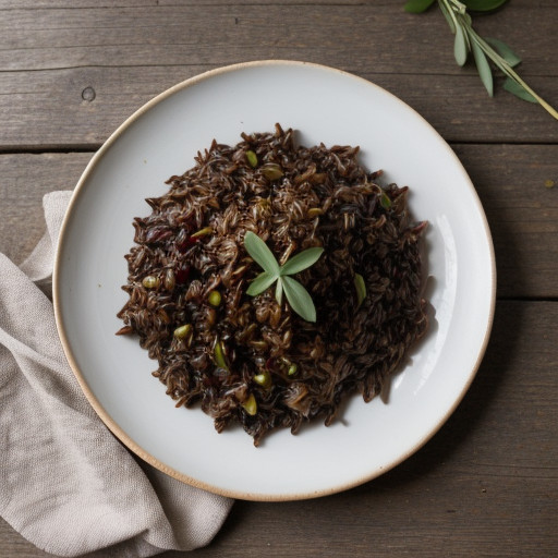 Wild Rice With Red Onions recipe image