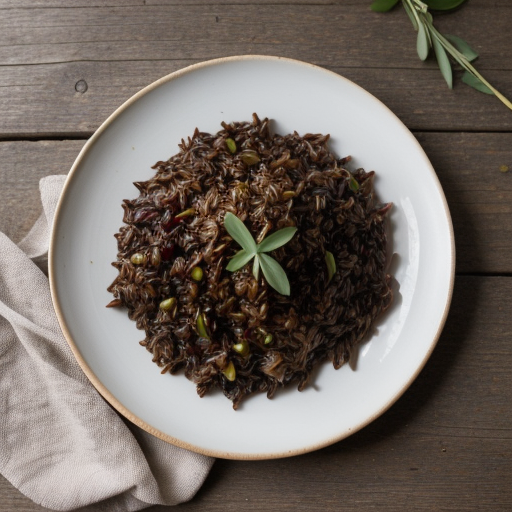 Wild Rice With Red Onions recipe image