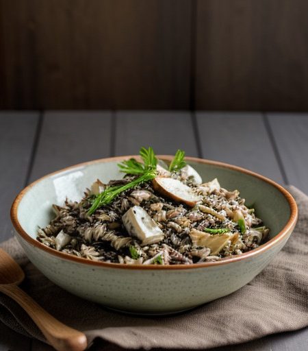 Wild Rice and Artichoke Salad recipe image