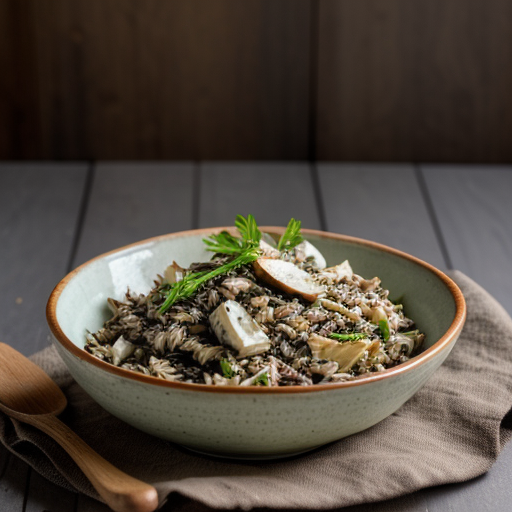 Wild Rice and Artichoke Salad recipe image