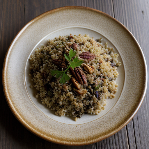Wild Rice and Bulgur Stuffing recipe image