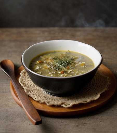 Wild Rice and Cabbage Soup recipe image