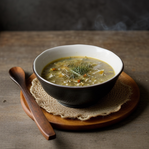Wild Rice and Cabbage Soup recipe image