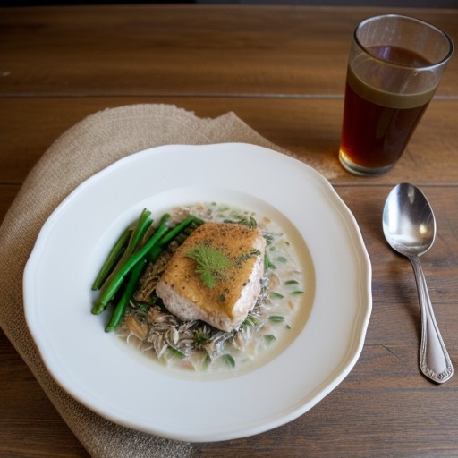 Wild Rice and Chicken Casserole recipe image
