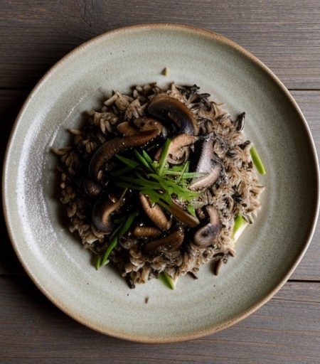 Wild Rice and Mushrooms recipe image