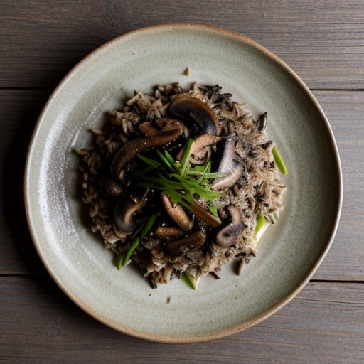 Wild Rice and Mushrooms recipe image