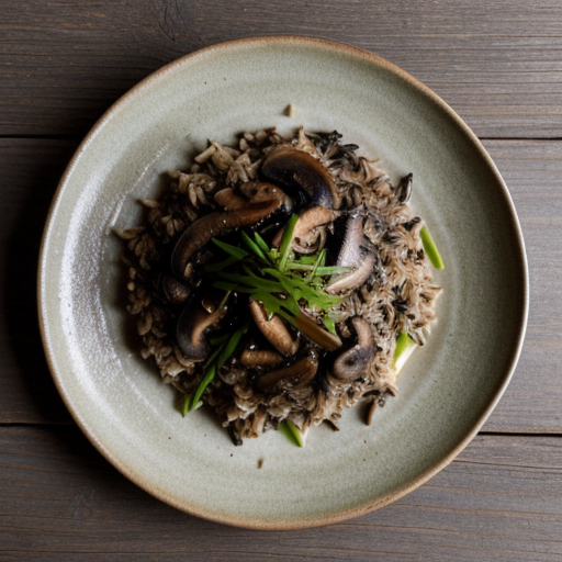 Wild Rice and Mushrooms recipe image