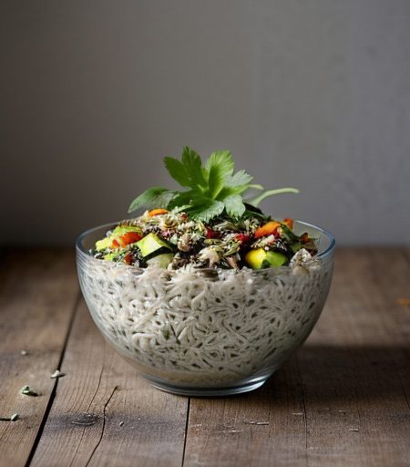 Wild Zucchini Rice Salad recipe image