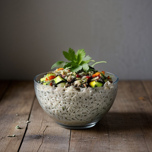 Wild Zucchini Rice Salad recipe image