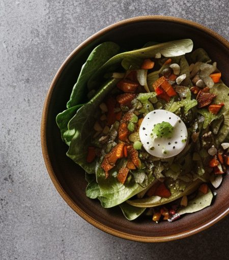 Wilted Romaine-Onion Salad recipe image