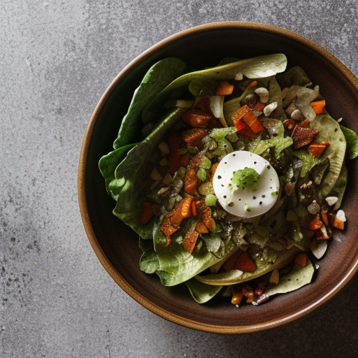 Wilted Romaine-Onion Salad recipe image