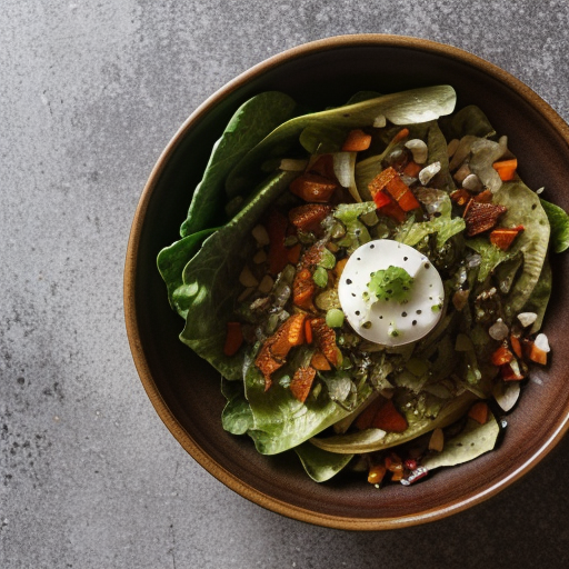 Wilted Romaine-Onion Salad recipe image