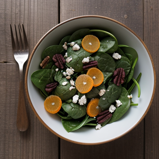 Wilted Spinach Salad (From My Garden recipe image