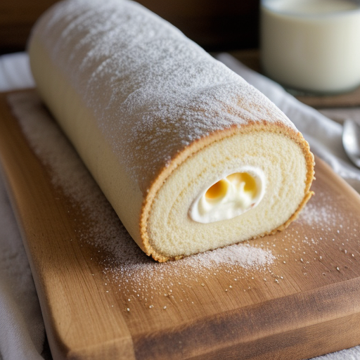 Wine Cream Roll recipe image