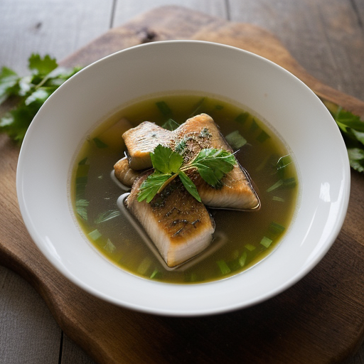 Wine Fish Chunks in Broth recipe image
