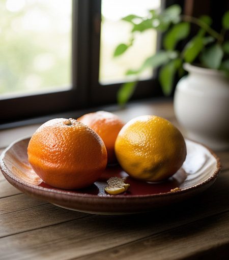 Wine Glazed Oranges recipe image