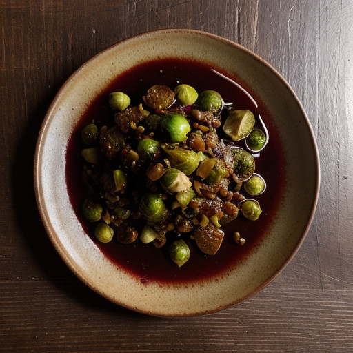 Wine & Honey Glazed Sprouts recipe image
